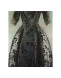 Black Balenciaga Dress-Richard Nott-Mounted Art Print