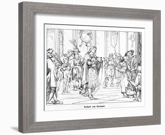 Richard of Cornwal-Alfred Rethel-Framed Giclee Print