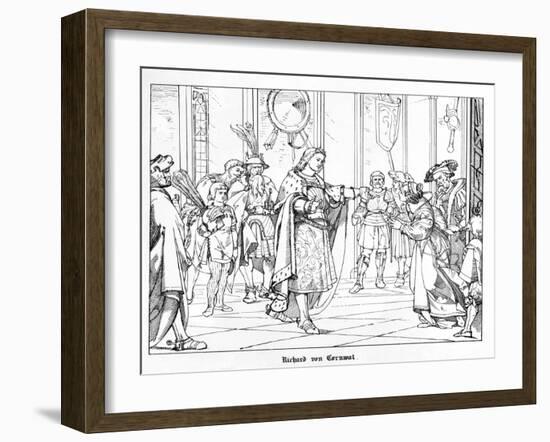 Richard of Cornwal-Alfred Rethel-Framed Giclee Print