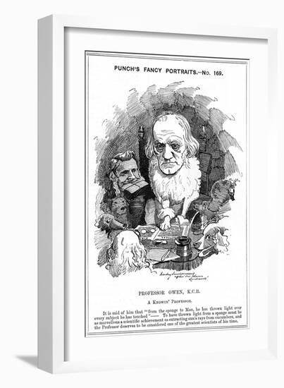 Richard Owen, English Zoologist, 1884-Edward Linley Sambourne-Framed Giclee Print