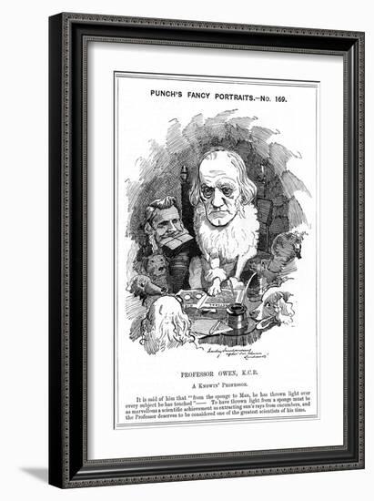 Richard Owen, English Zoologist, 1884-Edward Linley Sambourne-Framed Giclee Print