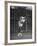 Richard "Pancho" Gonzales Playing in a Tennis Tournament-John Florea-Framed Premium Photographic Print