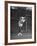 Richard "Pancho" Gonzales Playing in a Tennis Tournament-John Florea-Framed Premium Photographic Print