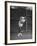 Richard "Pancho" Gonzales Playing in a Tennis Tournament-John Florea-Framed Premium Photographic Print