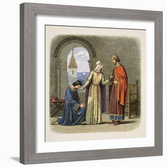 Richard Pardons His Brother John-James William Edmund Doyle-Framed Giclee Print