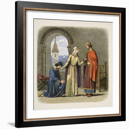 Richard Pardons His Brother John-James William Edmund Doyle-Framed Giclee Print