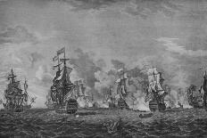 The Moonlight Battle: the Battle off Cape St. Vincent, 16th January 1780-Richard Paton-Giclee Print