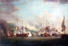 The Capture of Port Louis (Haiti), on March 8, 1748, by the British Admiral Charles Knowles, the Ci-Richard Paton-Giclee Print