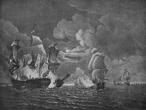 The Battle of Cape Passaro, 11 August 1718, 1767 (Oil on Canvas)-Richard Paton-Giclee Print
