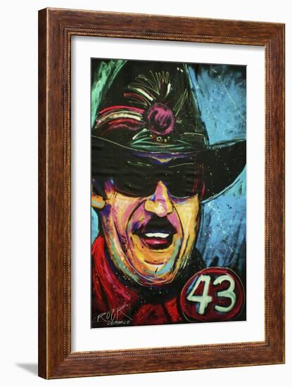 Richard Petty 001-Rock Demarco-Framed Giclee Print