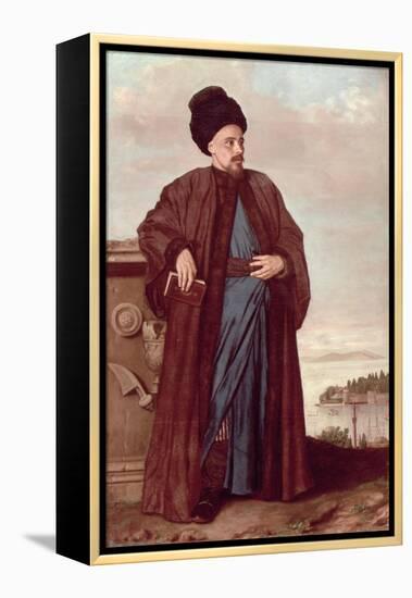 Richard Pococke in Oriental Costume, 1738-Jean-Etienne Liotard-Framed Premier Image Canvas