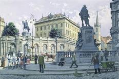 Below the Belvedere Palace in Vienna-Richard Pokorny-Framed Giclee Print