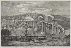 Thr Royal Albert Viaduct at Saltash-Richard Principal Leitch-Giclee Print