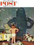 "Big Shadow, Little Boy," Saturday Evening Post Cover, October 22, 1960-Richard Sargent-Giclee Print