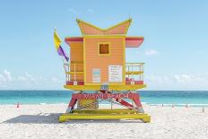 South Beach Lifeguard Chair 6th Street-Richard Silver-Photographic Print