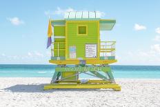 South Beach Lifeguard Chair 6th Street-Richard Silver-Photographic Print