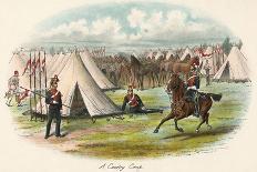 Detail of the Scots Fusilier Guards (Now Scots Guards) at the Battle of the Alma, Crimean War, 20…-Richard Simkin-Giclee Print