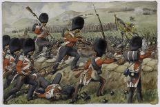 Charge of the 1st Life Guards at Genappe, 17 June 1815, C.1890-Richard Simkin-Framed Giclee Print