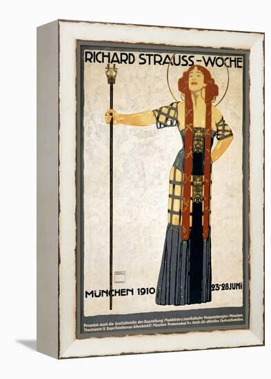 Richard Strauss-Woche Poster-Ludwig Hohlwein-Framed Premier Image Canvas
