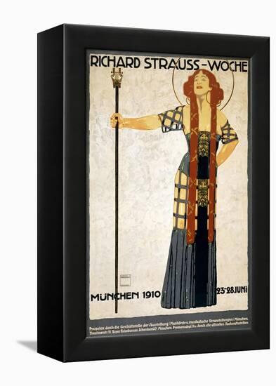 Richard Strauss-Woche Poster-Ludwig Hohlwein-Framed Premier Image Canvas