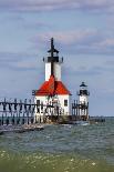 St. Joseph North Pier Lighthouses. St. Joseph, Michigan, USA.-Richard & Susan Day-Photographic Print