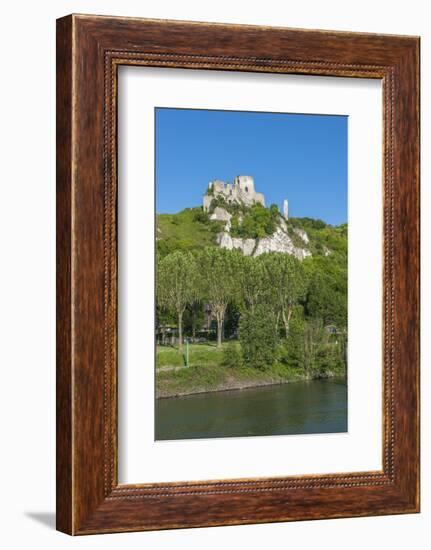 Richard The Lion Heart fortress, Les Andelys, Normandy, France-Lisa S. Engelbrecht-Framed Photographic Print