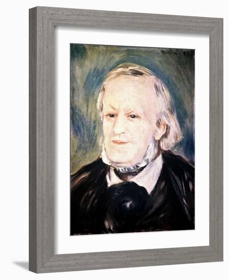 Richard Wagner (1813-188), German Composer, Conductor, and Essayist, 1882-Pierre-Auguste Renoir-Framed Giclee Print