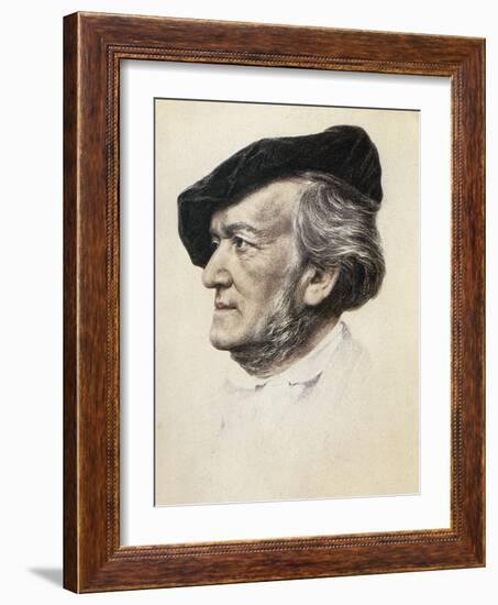 Richard Wagner (1813-1883)-Franz Seraph von Lenbach-Framed Giclee Print