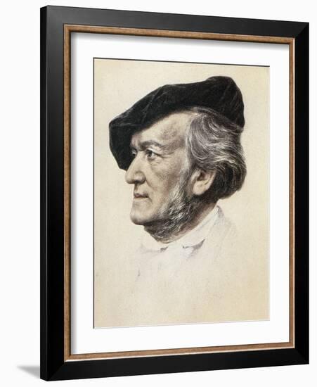 Richard Wagner (1813-1883)-Franz Seraph von Lenbach-Framed Giclee Print