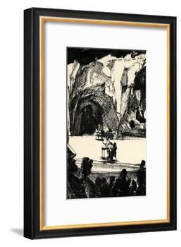 Richard Wagner at a-Adolph Friedrich Erdmann von Menzel-Framed Giclee Print