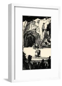 Richard Wagner at a-Adolph Friedrich Erdmann von Menzel-Framed Giclee Print