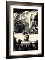 Richard Wagner at a-Adolph Friedrich Erdmann von Menzel-Framed Giclee Print