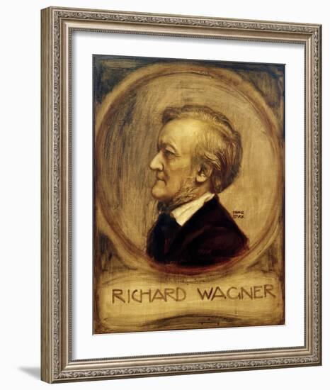 Richard Wagner, Composer, 1902-Franz von Stuck-Framed Giclee Print