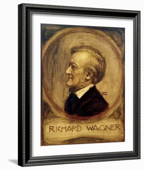 Richard Wagner, Composer, 1902-Franz von Stuck-Framed Giclee Print