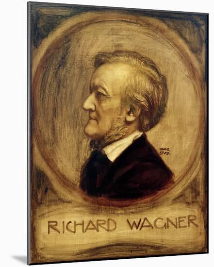 Richard Wagner, Composer, 1902-Franz von Stuck-Mounted Giclee Print