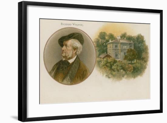 Richard Wagner, German Composer-null-Framed Giclee Print