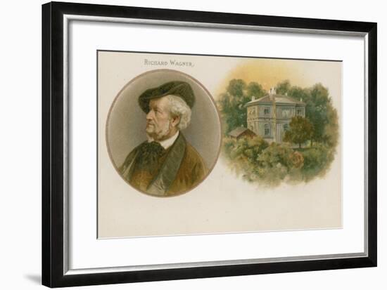 Richard Wagner, German Composer-null-Framed Giclee Print