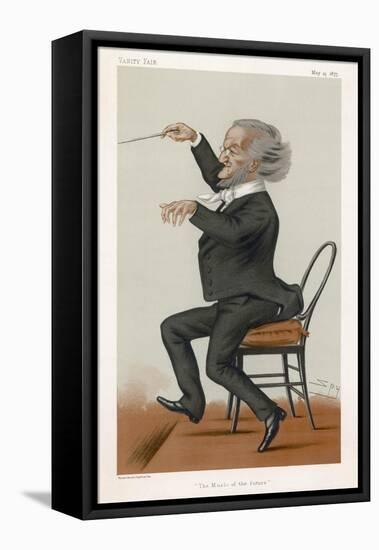 Richard Wagner the German Musician Conducts-Spy (Leslie M. Ward)-Framed Premier Image Canvas