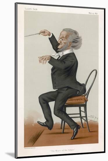 Richard Wagner the German Musician Conducts-Spy (Leslie M. Ward)-Mounted Photographic Print