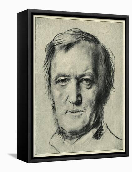 Richard Wagner-Franz Seraph von Lenbach-Framed Premier Image Canvas