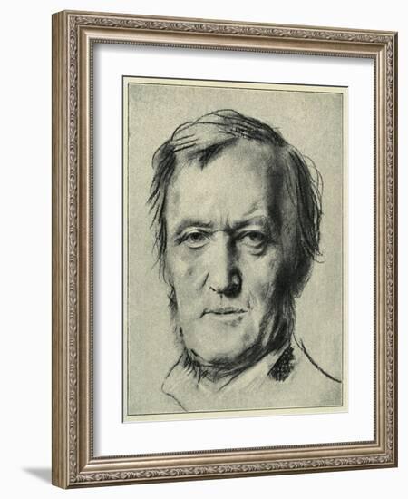 Richard Wagner-Franz Seraph von Lenbach-Framed Giclee Print