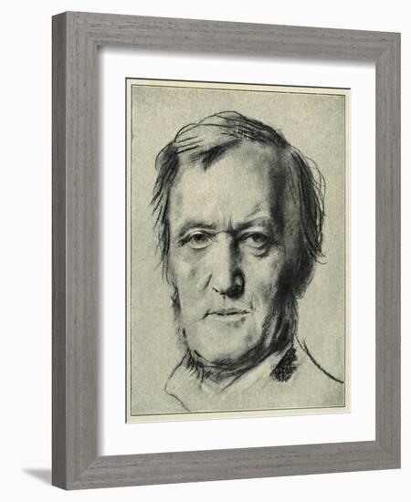 Richard Wagner-Franz Seraph von Lenbach-Framed Giclee Print
