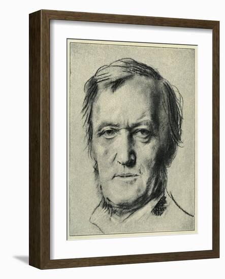 Richard Wagner-Franz Seraph von Lenbach-Framed Giclee Print