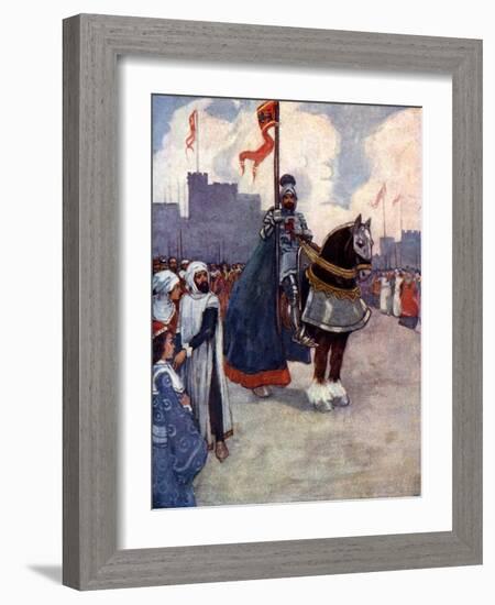 Richard Went Away to Palestine, 1190-AS Forrest-Framed Giclee Print