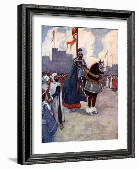 Richard Went Away to Palestine, 1190-AS Forrest-Framed Giclee Print