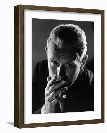 Richard Widmark. "Kiss of Death" [1947], Directed by Henry Hathaway.-null-Framed Photographic Print