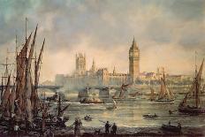 The Houses of Parliament and Westminster Bridge-Richard Willis-Giclee Print