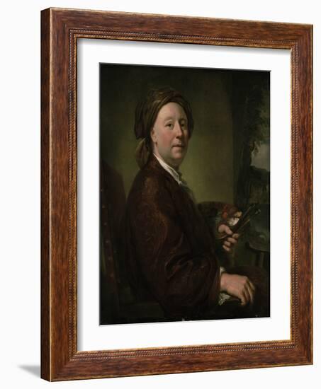 Richard Wilson (1714-82) 1752 (Oil on Canvas)-Anton Raphael Mengs-Framed Giclee Print