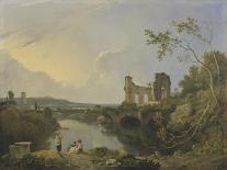 Llyn Peris and Dolbadarn Castle, North Wales-Richard Wilson-Framed Giclee Print