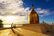 Shwedagon Pagoda in Yangon, Myanmar at Early-Morning. it is known as Shwedagon Zedi Daw, Great Dago-Richard Yoshida-Framed Photographic Print